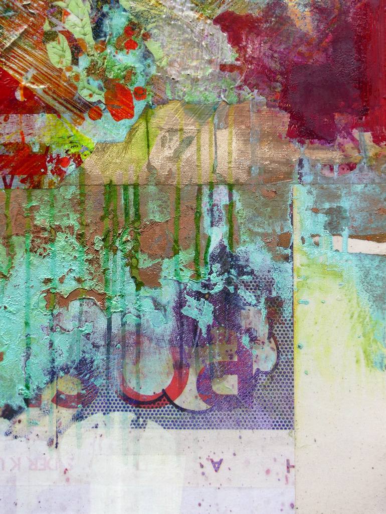 Original Abstract Expressionism Abstract Painting by Peter Vahlefeld