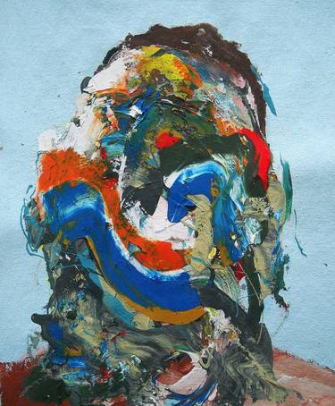 Original Abstract Portrait Paintings by Eric Haacht