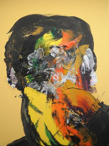 Original Abstract Portrait Paintings by Eric Haacht