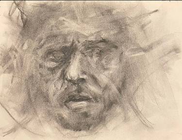 Original Expressionism People Drawings by Thomas Thorn