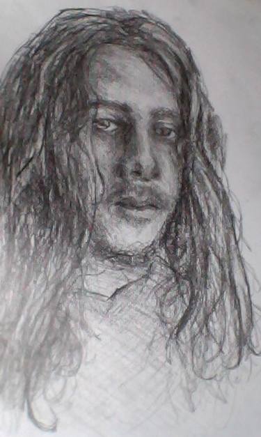 Original Portraiture People Drawings by Thomas Thorn