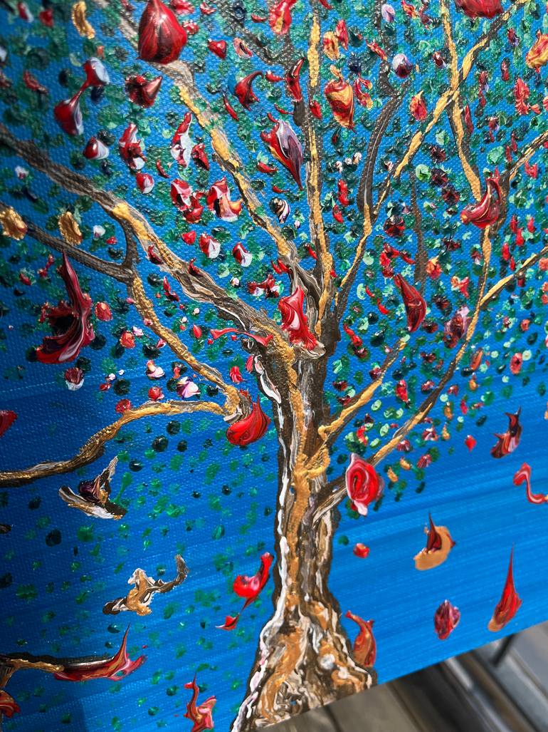 Original Abstract Expressionism Nature Painting by Zlata Jaanimägi