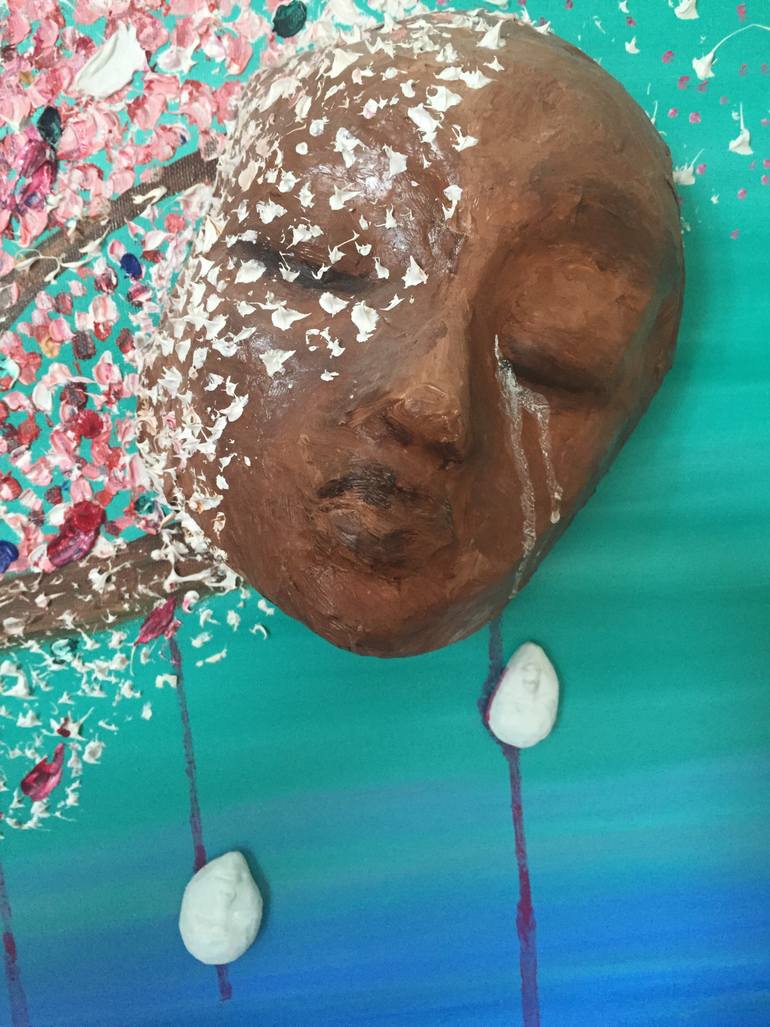 Original Abstract Expressionism People Painting by Zlata Jaanimägi