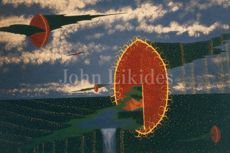 Original  Painting by john likides