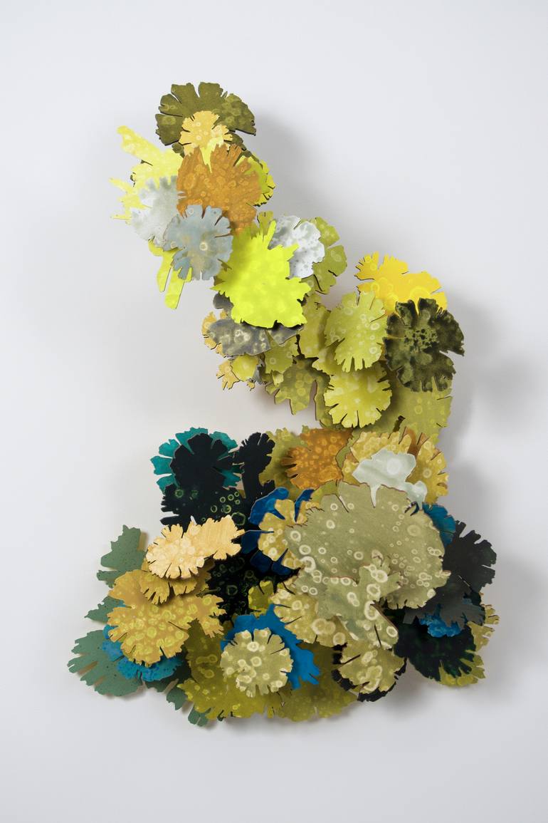 Original floral Abstract Sculpture by Joris Kuipers