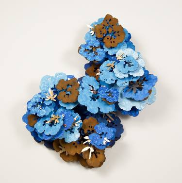 Original Abstract Floral Sculpture by Joris Kuipers