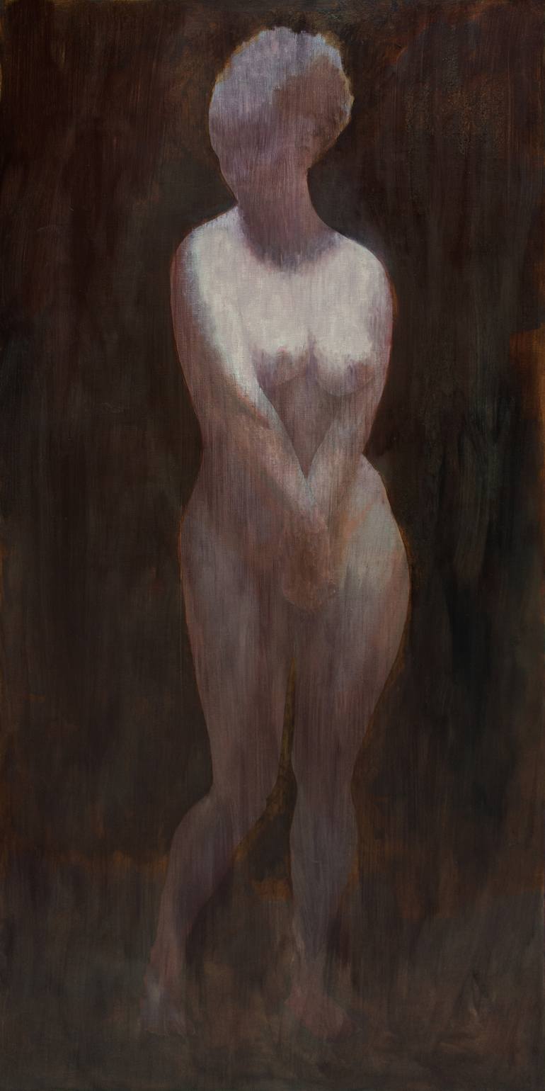 Standing Female Nude Painting By Ilir Pojani Saatchi Art