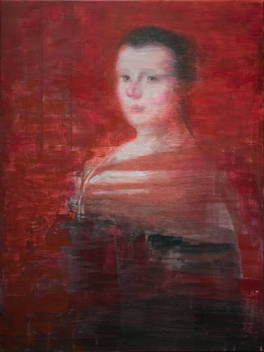 Woman in red and black thumb