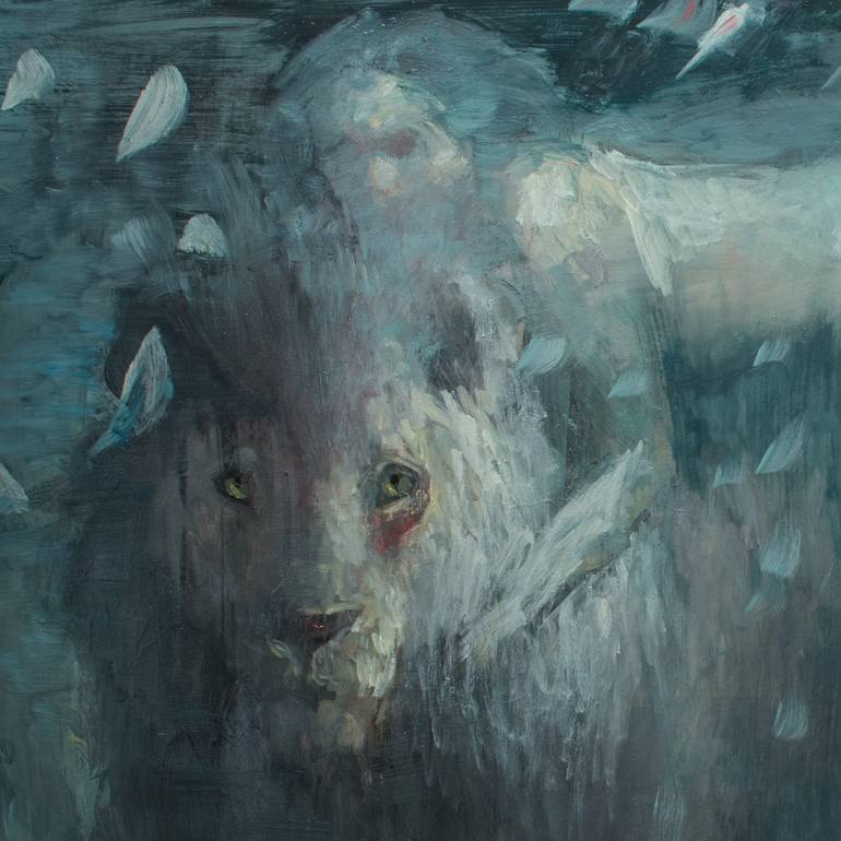 Original Expressionism Fantasy Painting by Ilir Pojani