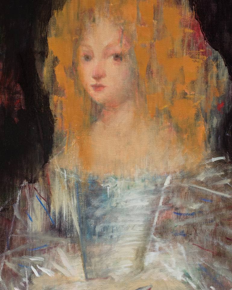 Original Women Painting by Ilir Pojani