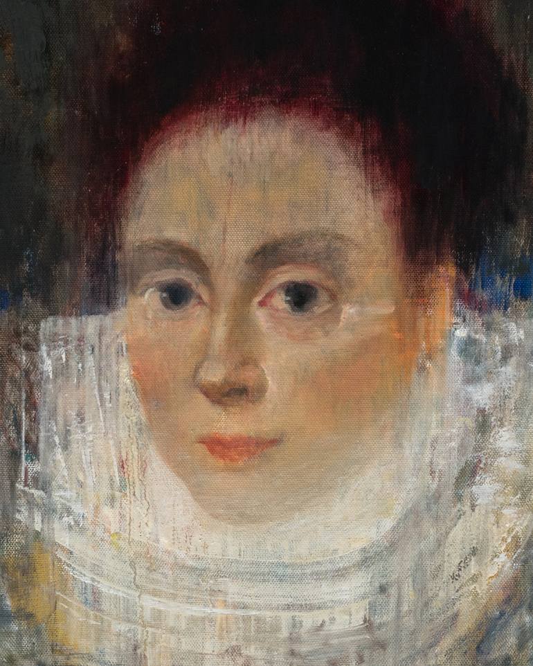 Original Portrait Painting by Ilir Pojani