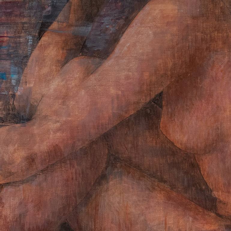 Original Expressionism Nude Painting by Ilir Pojani
