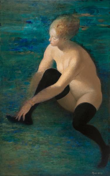 Original Figurative Nude Paintings by Ilir Pojani