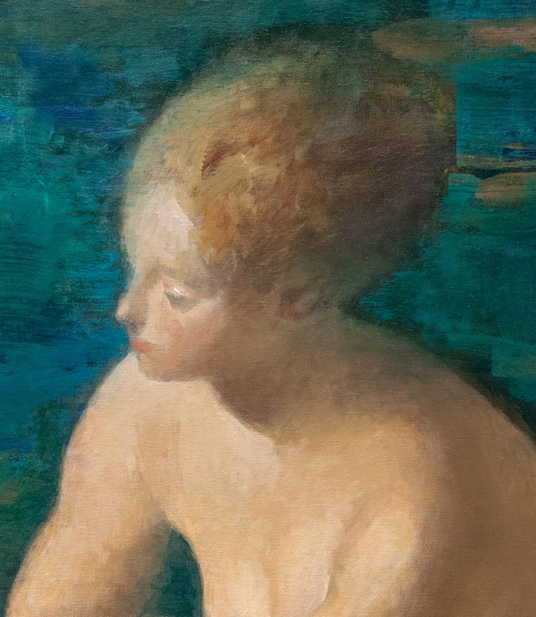 Original Conceptual Nude Painting by Ilir Pojani