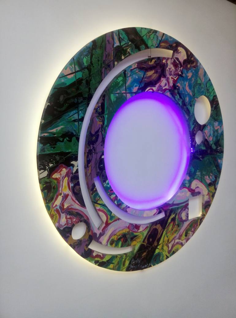 Original Expressionism Geometric Sculpture by Yang Yue