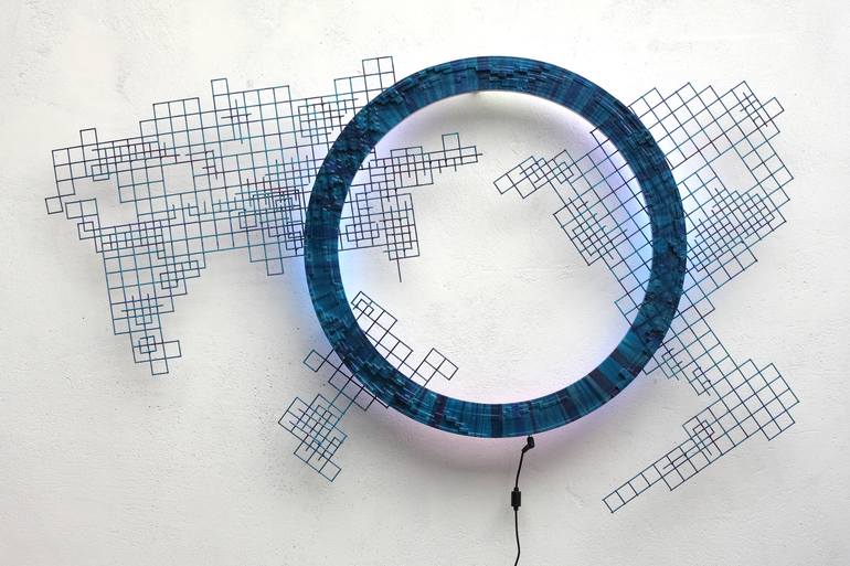 Print of Abstract Geometric Sculpture by Yang Yue