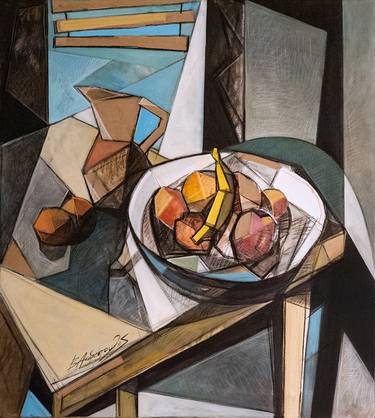 Original Still Life Painting by Vangelis Andreopoulos