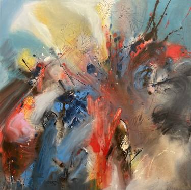 Original Abstract Expressionism Abstract Paintings by Voskan Galstian