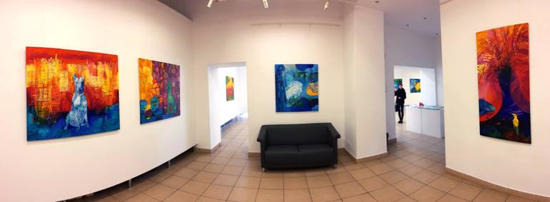 Original Expressionism Body Painting by Katarzyna Kopanska