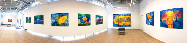 Original Expressionism Body Painting by Katarzyna Kopanska