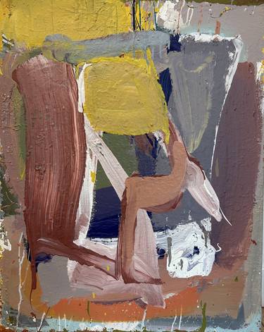 Original Abstract Expressionism Abstract Painting by Aleksandr  Razin