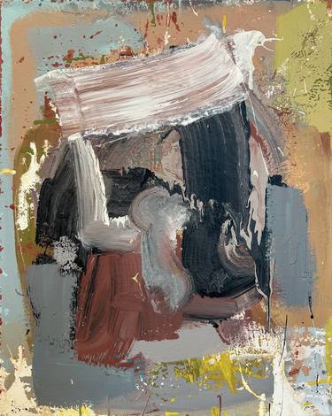 Original Abstract Expressionism Abstract Painting by Aleksandr  Razin