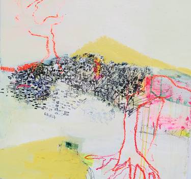 Original Abstract Architecture Paintings by Naomi Middelmann