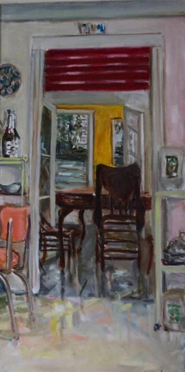 Print of Impressionism Interiors Paintings by sasha silverstein