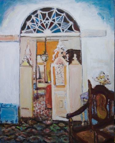 Print of Figurative Interiors Paintings by sasha silverstein