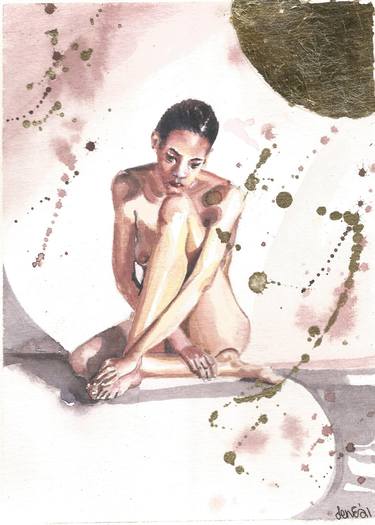 Print of Figurative Nude Paintings by Jenni Eden