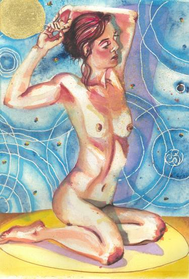 Original Expressionism Nude Paintings by Jenni Eden
