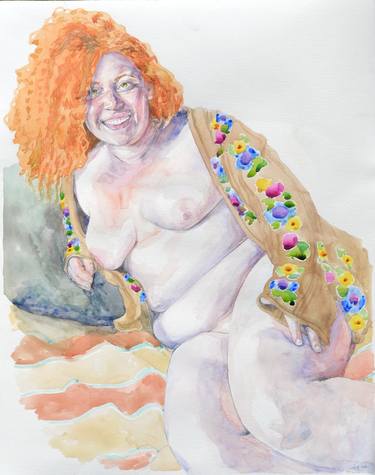 Original Nude Painting by Erica Parrott