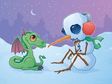 Snowman and Dragon thumb