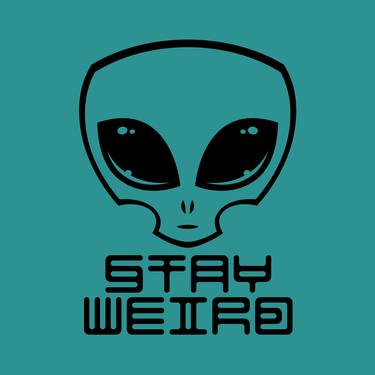 Stay Weird Alien Head thumb