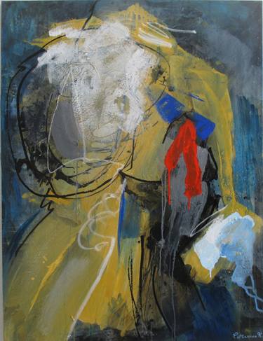 Original Abstract Expressionism Abstract Painting by Catherina Kouninioti