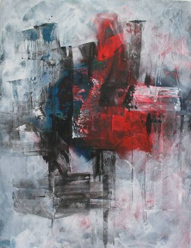 Original Abstract Expressionism Abstract Paintings by CATHERINA KOUNINIOTI