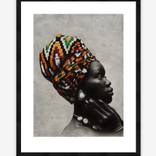 Portrait of Rania - Framed by MAX BACCANELLO
