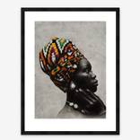 Portrait of Rania - Framed by MAX BACCANELLO