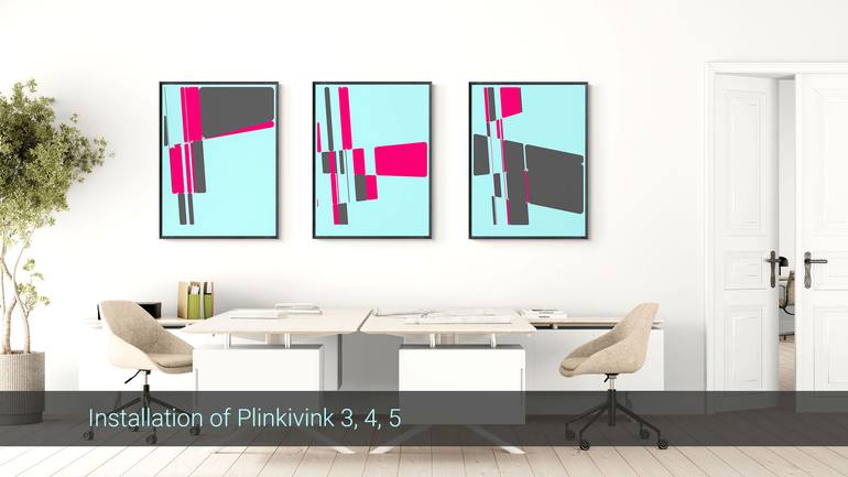 Original Algorithmic Abstract Digital by Daniel Deluna