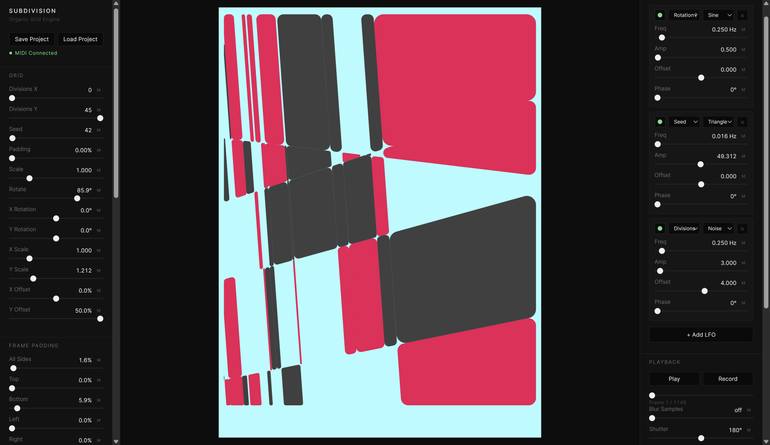 Original Algorithmic Abstract Digital by Daniel Deluna