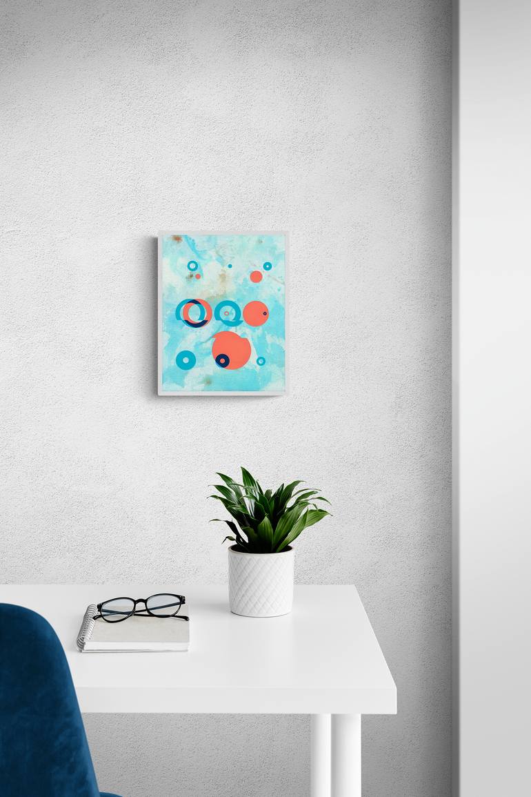 Original Conceptual Abstract Painting by Daniel Deluna