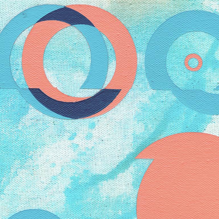 Original Conceptual Abstract Painting by Daniel Deluna