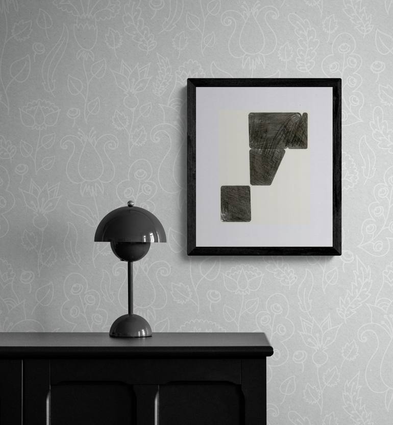 Original Algorithmic Abstract Drawing by Daniel Deluna