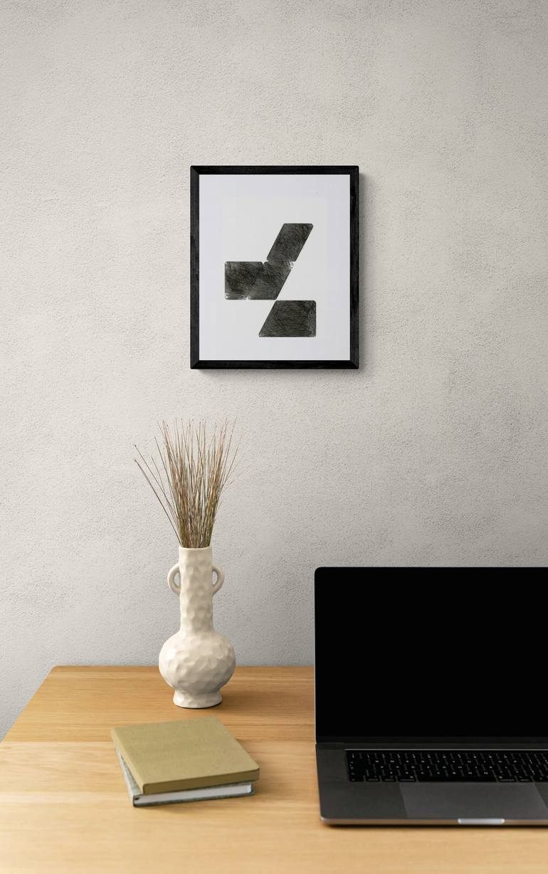 Original Algorithmic Abstract Drawing by Daniel Deluna