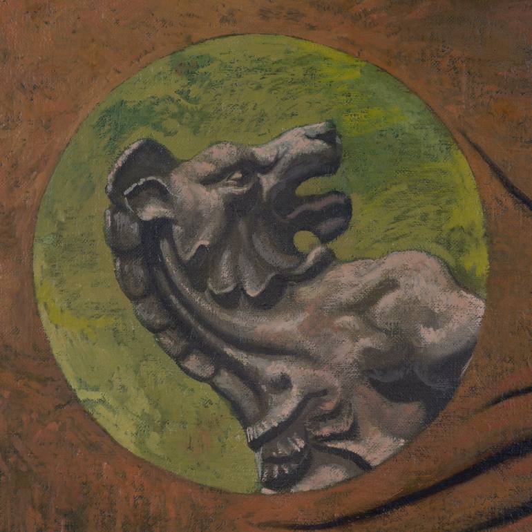 Original Figurative Classical mythology Painting by Juan Álvarez Cebrián