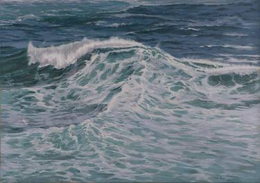 Original Realism Seascape Paintings by Juan Álvarez Cebrián