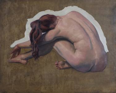 Original Realism Nude Paintings by Juan Álvarez Cebrián