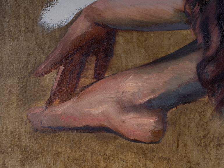 Original Contemporary Nude Painting by Juan Álvarez Cebrián