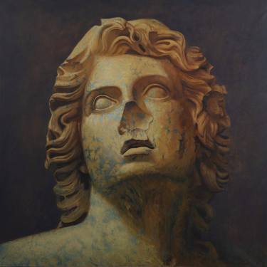 Original Figurative Classical mythology Paintings by Juan Álvarez Cebrián