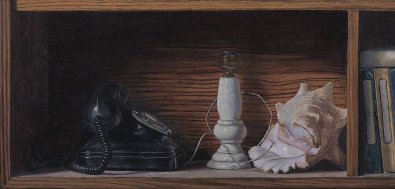 Original Realism Still Life Painting by Juan Álvarez Cebrián